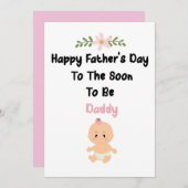 Bald zu Daddy Card Feiertagskarte (Vorne/Hinten)
