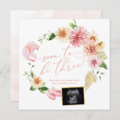 Bald zu drei Ergebnissen bei Ultraschallschwangers Ankündigung (Vorne/Hinten)