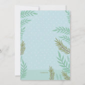 Bald zu drei Schwangerschaft Glückwunschkarte (Rückseite)