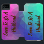Bald zu einem Mann mit Regenbogenfarben BG Incipio Watson™ iPhone 5 Geldbörsen Hülle<br><div class="desc">Bald zu einem Mann entworfen iPhone-Brieftasche und mit Regenbogen Farben entworfen Hintergrund,  aber wählen Sie einen anderen Hintergrund,  wenn Sie bevorzugen</div>