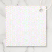 Bald zu einer Familie von 3 Bienen Thema Baby-Dusc Geschenkanhänger (Rückseite)