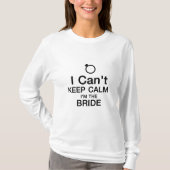 Bald zu Frau Bachelor Party Bride Team Hochzeit T-Shirt (Vorderseite)