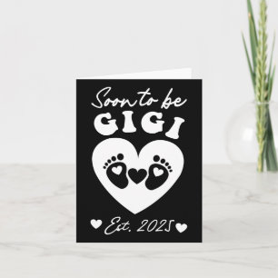 Bald zu Gigi 2025 Mütter Tag erste Mama Karte