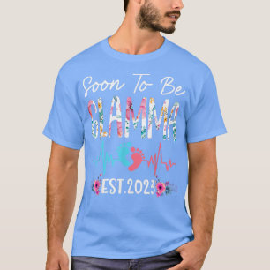 Bald zu Glamma 2023 Mütter Tag Weihnachten Erster  T-Shirt