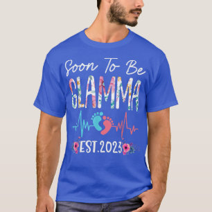 Bald zu Glamma 2023 Mütter Tag Weihnachten Erster T-Shirt