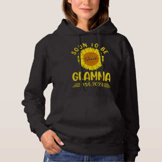 Bald zu groß Glamma 2023 Sonnenblumen Mutter's Da Hoodie