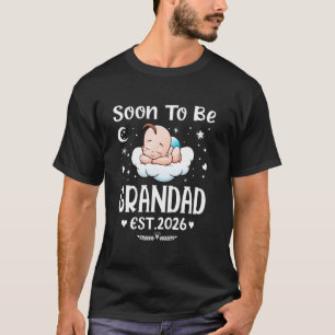 Bald zu Großvater EST. 2026 Vatertag Niedlich Hea T-Shirt