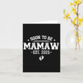 Bald zu Mamaw Anfang 2025 Mama Mutter's Karte (Gelbe Blume)