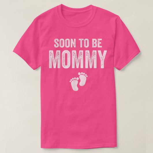 Bald zu Mami Mama Funny Pregnancy für Frauen T-S T-Shirt (Design vorne)