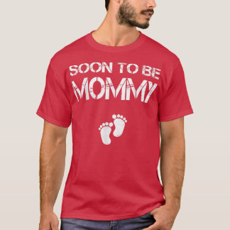 Bald zu Mami Mama Funny Pregnancy für Frauen T-Shirt