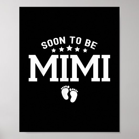 Bald zu Mimi Niedlich Mother's Day Pregnancy Poster (Vorne)