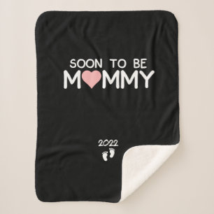 Bald zu Mommy 2022 Muttertag zum ersten Mal Sherpadecke