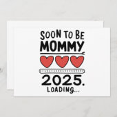 Bald zu Mommy 2025 Mama Laden gefördert Mami Ankündigung (Vorne/Hinten)