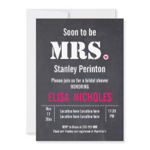 Bald zu Mrs. typography wedding Brautparty