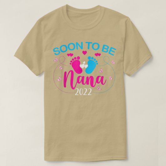 Bald zu Nana 2022 Schwangerschaftsankündigung T-Shirt (Design vorne)