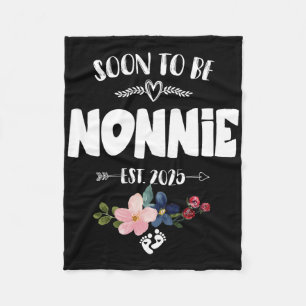 Bald zu Nonnie 2025 Mütter Tag erste Mal Nonn Fleecedecke
