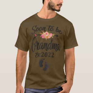Bald zu Oma 2022 Muttertag zum ersten Mal gr T-Shirt