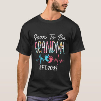 Bald zu Oma 2023 Muttertag zum ersten Mal gr T-Shirt