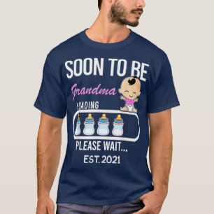 Bald zu Oma EST 2021 2020 Geschenkidee T-Shirt Fun