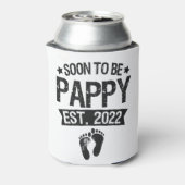 Bald zu Pappy 2022 Funny neues Geborenes Baby Gesc Dosenkühler (Kanne Rückseite)