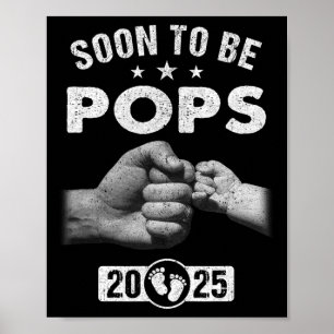 Bald zu Pop Est 2025 Väter Tag zum ersten Mal Ne Poster