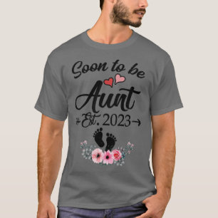 Bald zu Tante 2023 neue Tante für Mütter Tag T-Shirt