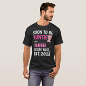 Bald zu tanzen Est 2023 Baby Shower Girl Loadin T-Shirt (Vorne ganz)