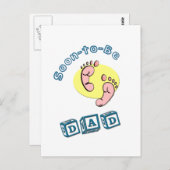 Bald zu Vater Postkarte (Vorne/Hinten)