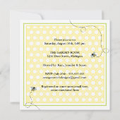 Bald zur Bienen-Babyparty-Einladung Einladung (Rückseite)