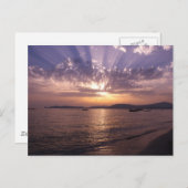 Balda Beach Sunset Postkarte (Vorne/Hinten)
