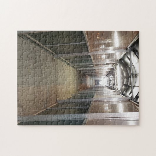 Baldachin mit verschwindendem Puzzle (Horizontal)