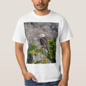 Baldadler auf dem Felsen T-Shirt (Vorderseite)