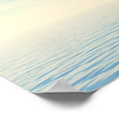 Baldadler, der auf dem Ozean zum Mond fliegt Poster (Ecke)