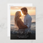 Balde Ankündigung der Schwangerschaft im Foto (Vorne/Hinten)