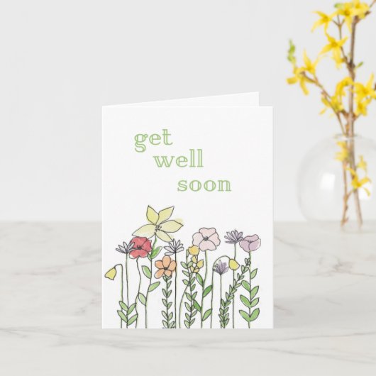 Balde Karte (Gelbe Blume)