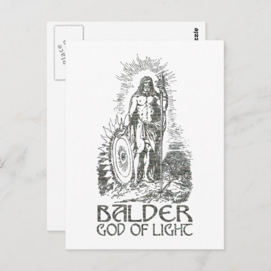 Balder Postkarte (Vorne/Hinten)