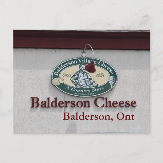 Balderson Cheese Postcard Postkarte (Vorderseite)