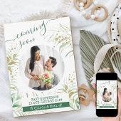 Baldes Foto der Mutterschaft Elegante Foliage Ankündigung