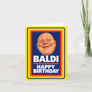 Baldi – Lustige Glatze Geburtstagskarte Karte