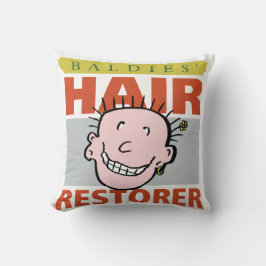 Baldies Hair Restorer. Bald Man Gift Kissen