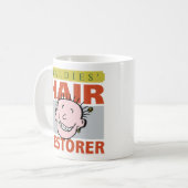 Baldies Hair Restorer Kaffeetasse (Vorderseite Links)
