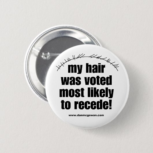 balding Knopf Button (Vorne & Hinten)