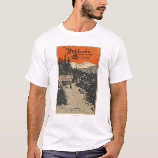 Baldpate-Gasthaus-förderndes Plakat # 1 T-Shirt (Vorderseite)