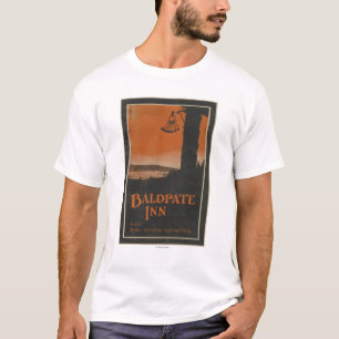 Baldpate-Gasthaus-förderndes Plakat # 2 T-Shirt