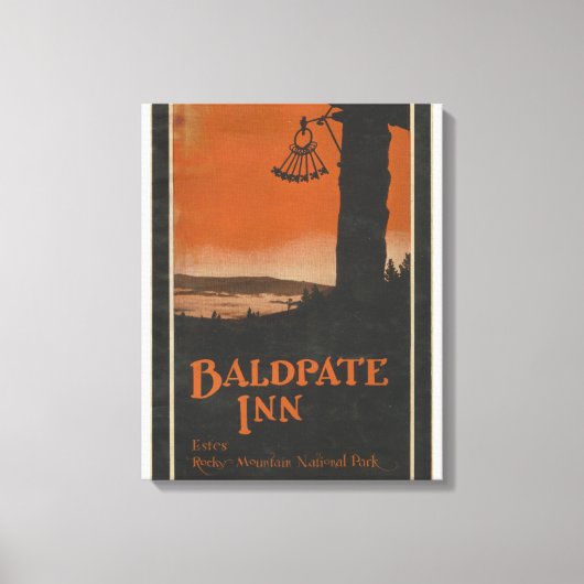 Baldpate Inn Werbeplakat # 2 Leinwanddruck (Vorderseite)