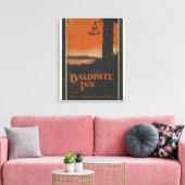 Baldpate Inn Werbeplakat # 2 Leinwanddruck (Insitu (Wohnzimmer))