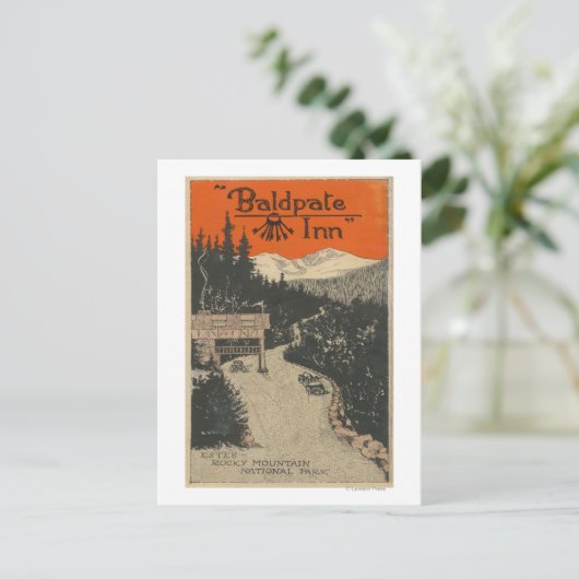 Baldpate Inn Werbeplakat Nr. 1 Postkarte (Stehend Vorderseite)