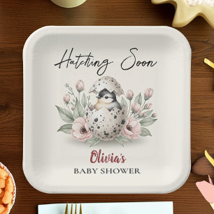 Baldrian Baby-Küken Baby-Party Pappteller