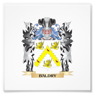 Baldry Coat of Arms - Familienwappen Fotodruck