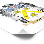 Baldry Coat of Arms - Familienwappen Fotodruck (Ecke)